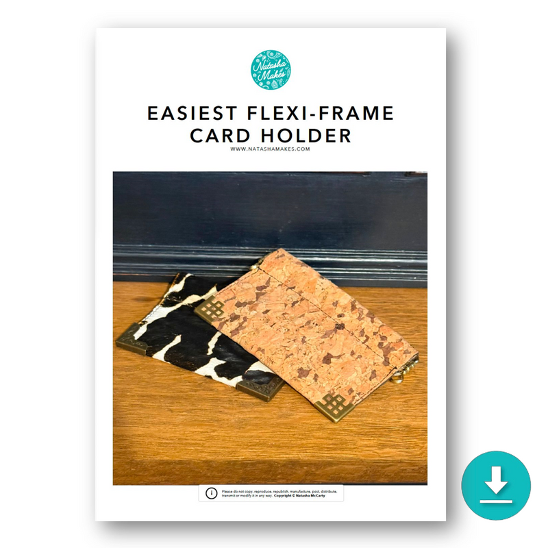INSTRUCTIONS: Easiest Flexi Frame Card Holder: DIGITAL DOWNLOAD