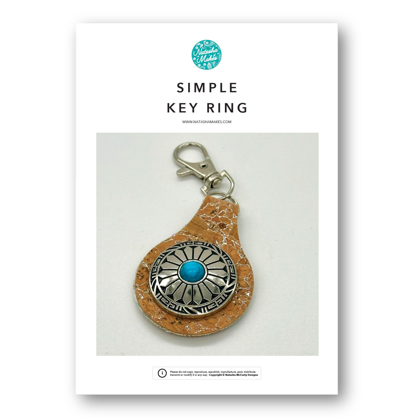 INSTRUCTIONS: Simple Key Ring: PRINTED VERSION – Natasha Makes