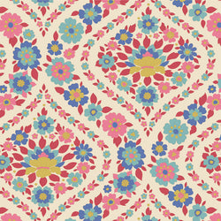 Tilda | Wallflower Collection: 100618 'Bianca' Red: by the ½m