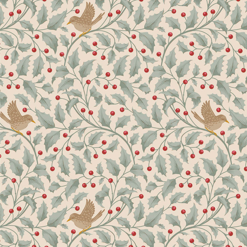 Tilda | Merry Little Christmas: TD100626 'Holly' Duckegg: by the ½m