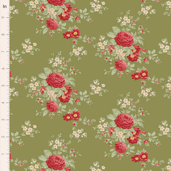 Tilda | Merry Little Christmas: TD100632 'Carol' Moss: by the ½m