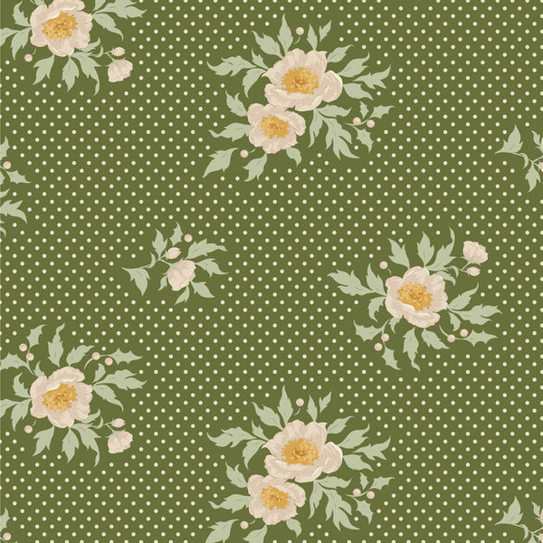 Tilda | Merry Little Christmas: TD100634 'Joy' Pine: by the ½m