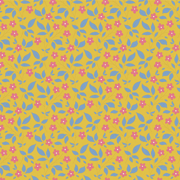 Tilda | Sunday Brunch Collection: 110117 'Tipsy' Yellow: by the ½m