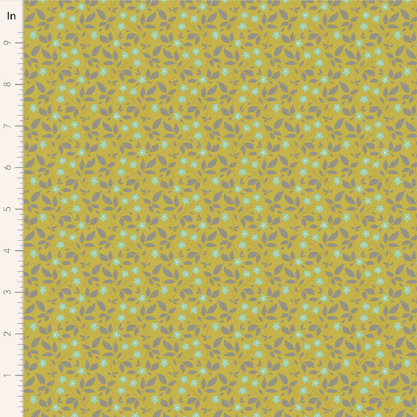 Tilda | Sunday Brunch Collection: 110119 'Tipsy' Sour Yellow: by the ½m