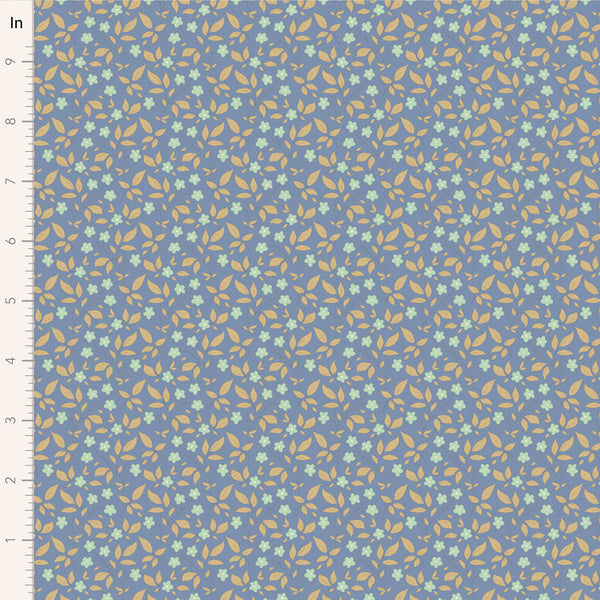 Tilda | Sunday Brunch Collection: 110123 'Tipsy' Blue: by the ½m