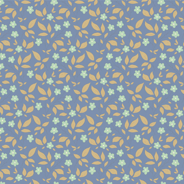 Tilda | Sunday Brunch Collection: 110123 'Tipsy' Blue: by the ½m