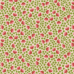 Tilda | Wallflower Collection: 110128 'Bellflower' Green: by the ½m