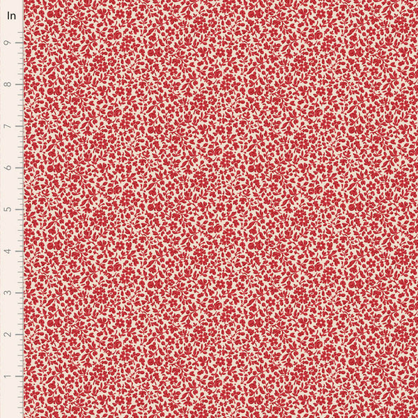 Tilda | Merry Little Christmas: TD110138 'Eve' Red: by the ½m