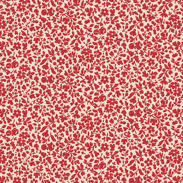 Tilda | Merry Little Christmas: TD110138 'Eve' Red: by the ½m
