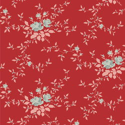 Tilda | Merry Little Christmas: TD110139 'Noel' Red: by the ½m