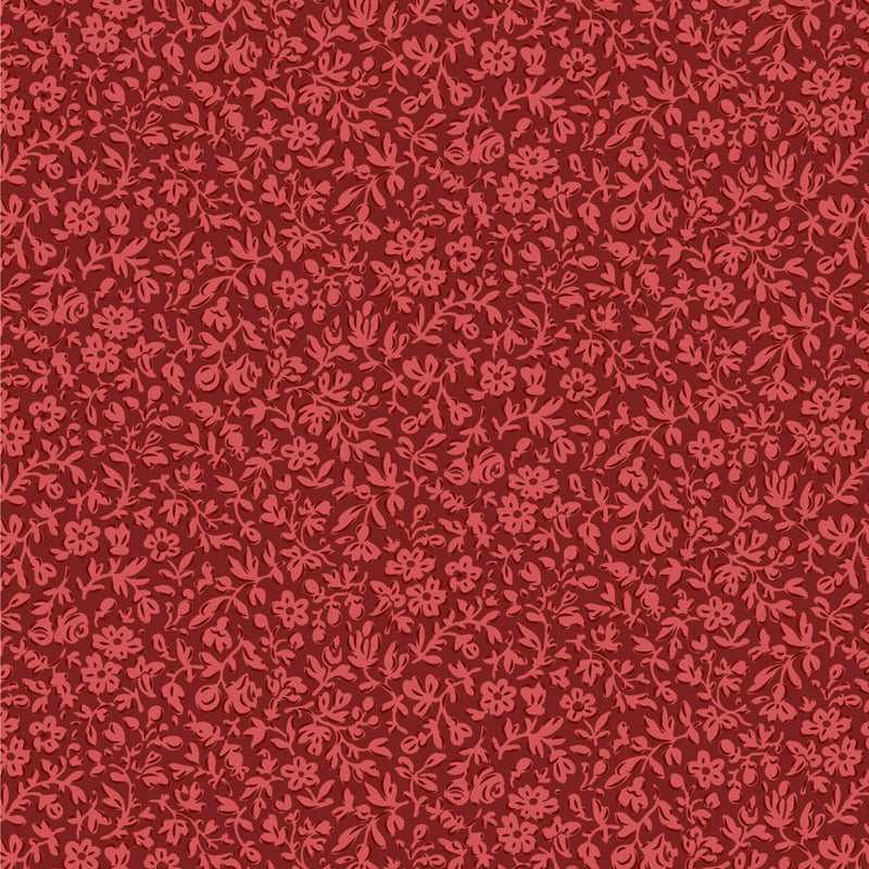 Tilda | Merry Little Christmas: TD110140 'Eve' Burgundy: by the ½m