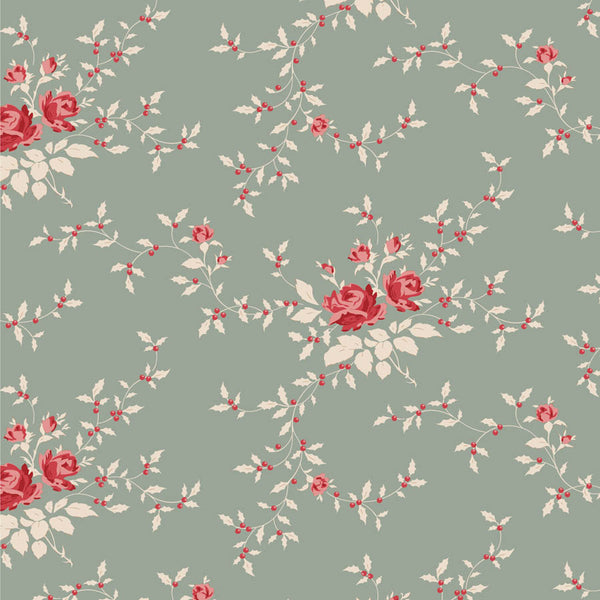 Tilda | Merry Little Christmas: TD110141 'Noel' Duckegg: by the ½m