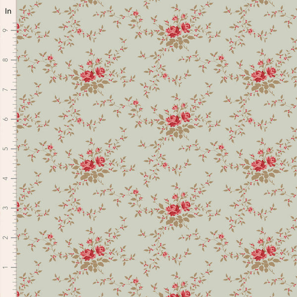 Tilda | Merry Little Christmas: TD110143 'Noel' Mist: by the ½m