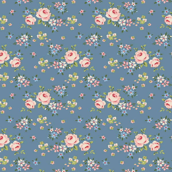 Tilda | Creating Memories Collection: 130129 'Gracie' in Blue: by the 1/2m