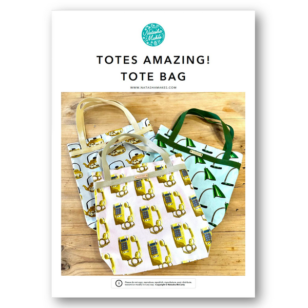 INSTRUCTIONS: Totes Amazing! Tote Bag: PRINTED VERSION
