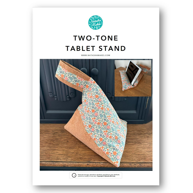 INSTRUCTIONS: Two Tone Tablet Stand: PRINTED VERSION