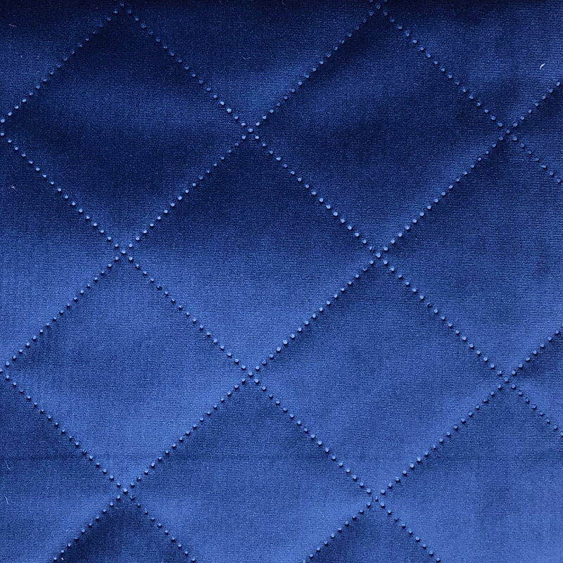 Chatham Glyn | Crafty Velvets 'Quilted Plain' QCVP014 Navy: by the ½m