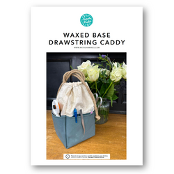 Base Drawstring INSTRUCTIONS: Waxed Base Drawstring Caddy: PRINTED VERSION – Natasha Makes