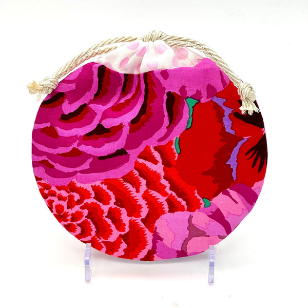 INSTRUCTIONS: Circle Drawstring Pouch: PRINTED VERSION
