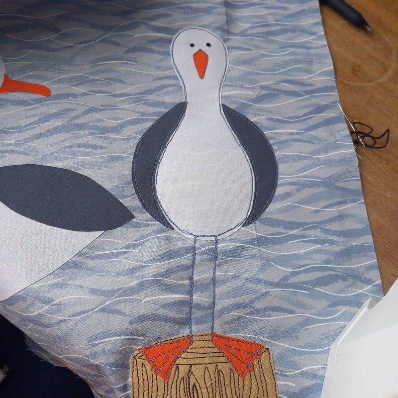 INSTRUCTIONS: Seagull Appliqué Pattern: PRINTED VERSION