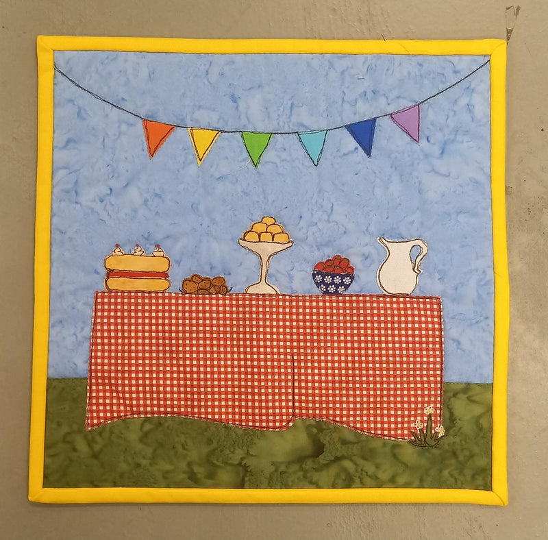 FABRIC KIT: Calendar Quilt | BLOCK 7 - July 'Summer Fete' block