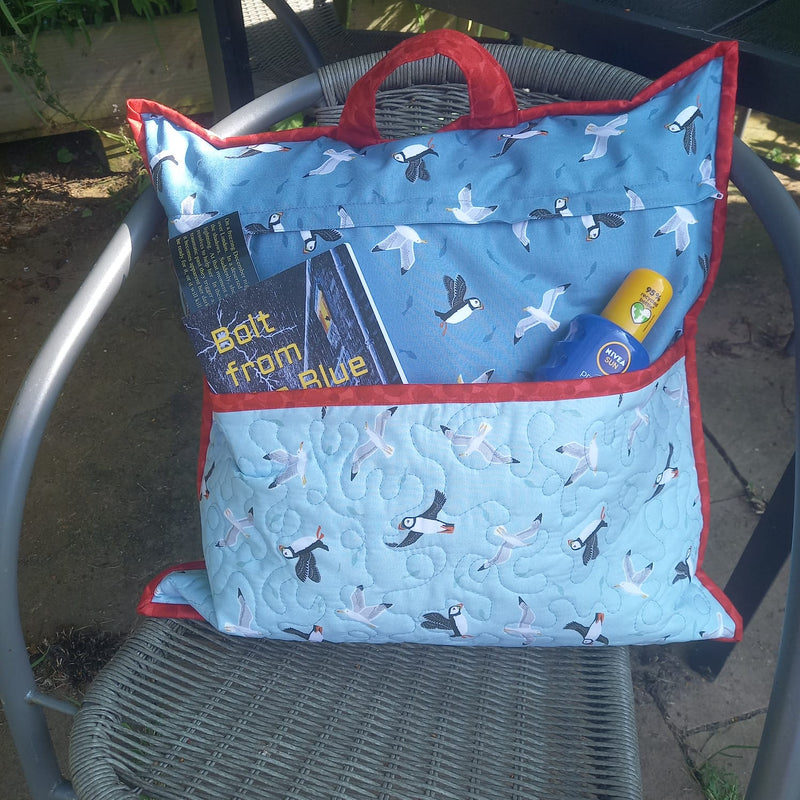 INSTRUCTIONS: Carry-Along Book Cushion Pattern: DIGITAL DOWNLOAD