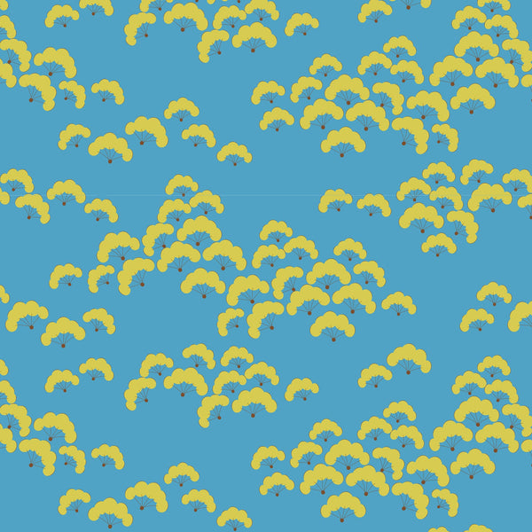 Tilda | Bloomsville Collection: 100519 'Cottonbloom' in Sky: by the 1/2m