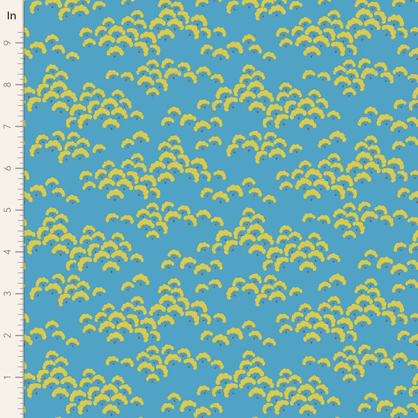 Tilda | Bloomsville Collection: 100519 'Cottonbloom' in Sky: by the 1/2m