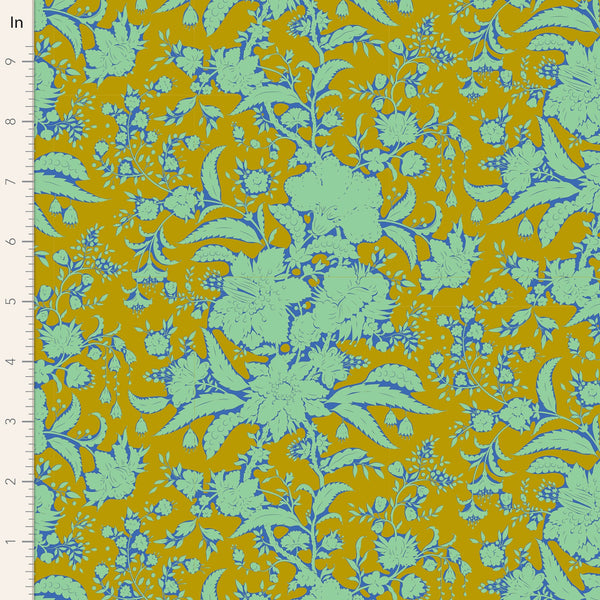 Tilda | Bloomsville Collection: 110081 'Abloom' Blender in Dijon: by the 1/2m