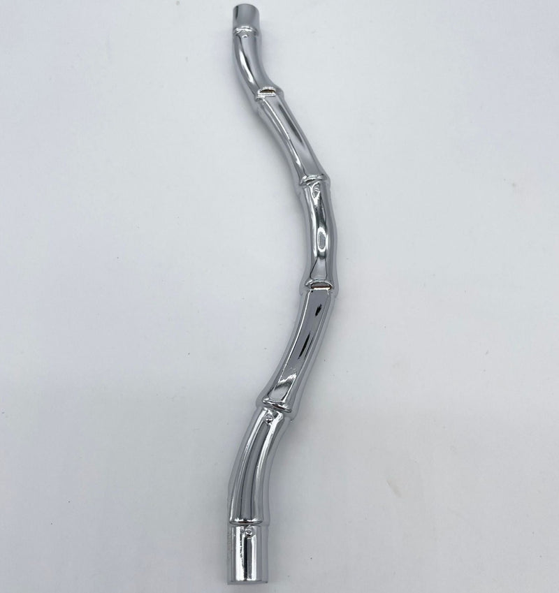 HARDWARE: 192mm Twist (Bamboo Effect) Door Handle in Silver