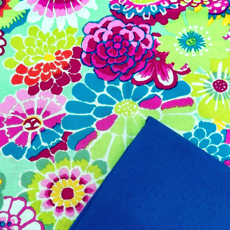 Half Metre Heaven: Kaffe Fassett Collective | August 2023 'Asian Circles' Green GP89 with Hawaiian