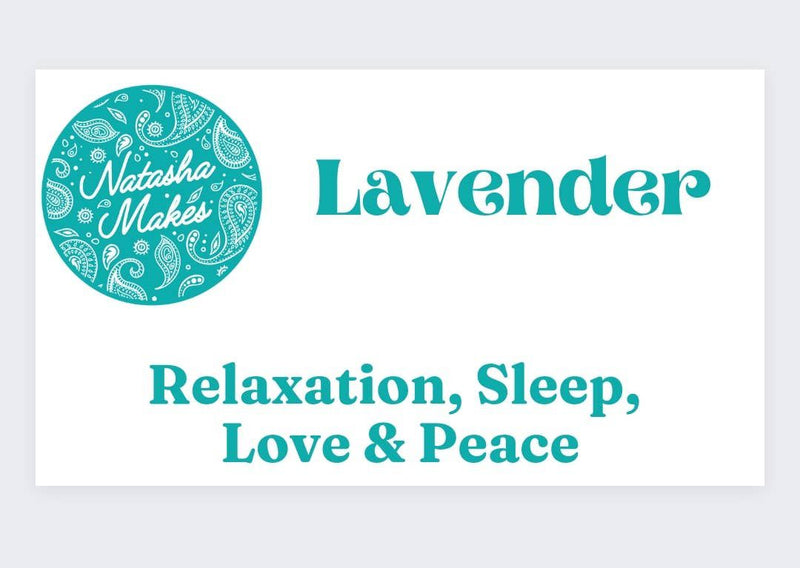 Natasha Makes Branded Little Lavender Bag