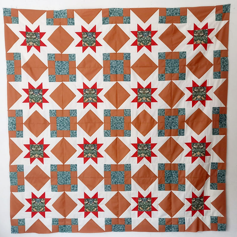 INSTRUCTIONS: 'Shadow Star' Quilt Pattern: PRINTED VERSION