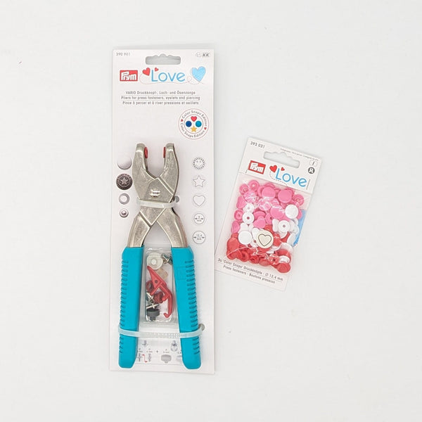 Prym Love | VARIO PLIERS bundle 390 901: Mint + FREE Pack of 30 Snaps