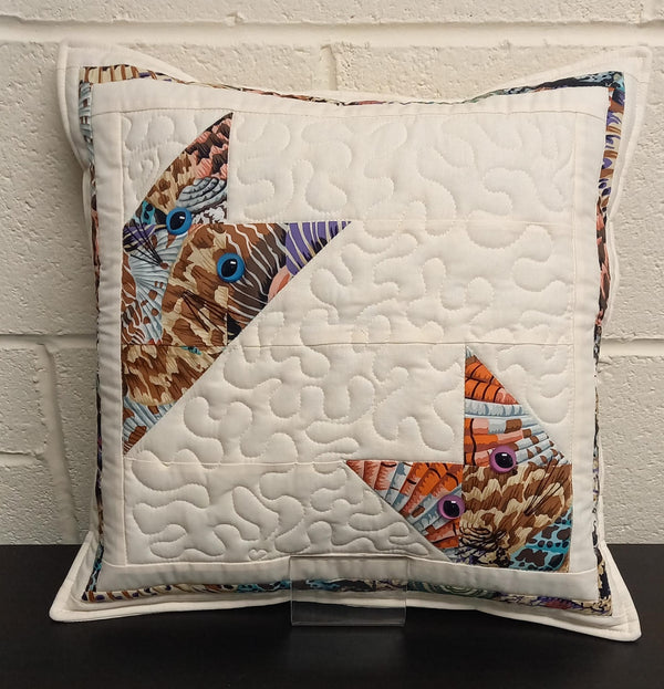 FABRIC KIT: 'Peeping Toms' Cushion: Kaffe Fassett Collective 'Sailor Valentine' Option