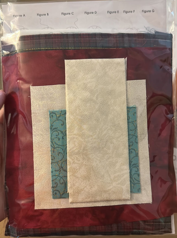 KIT: Leesa Chandler | Needleworker's Soiree 'Christmas Pincushion': Dark Red Tartan Option