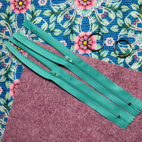 FABRIC + HARDWARE: Dog Poo Bag Holder: Catalina Estrada | Birds in Paradise 'Goodnight Dahlias' Royal