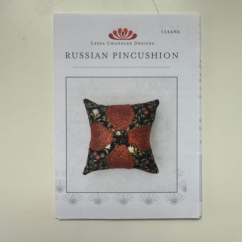 INSTRUCTIONS: Leesa Chandler Designs 'Russian Pincushion': PRINTED VERSION (Pre-Packed)