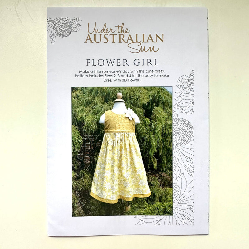 INSTRUCTIONS: Leesa Chandler | Under The Australian Sun 'Flower Girl': PRINTED VERSION (Pre-Packed)