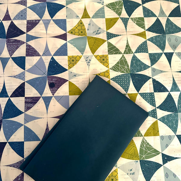 Half Metre Heaven: Giucy Giuce for Andover Fabrics | Sleuth 'Exhibit A' Cool 767B with Teal CTO