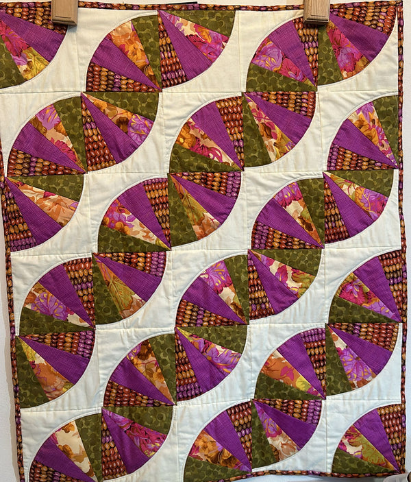 INSTRUCTIONS: 'Fan Stripe' Quilt Pattern: PRINTED VERSION
