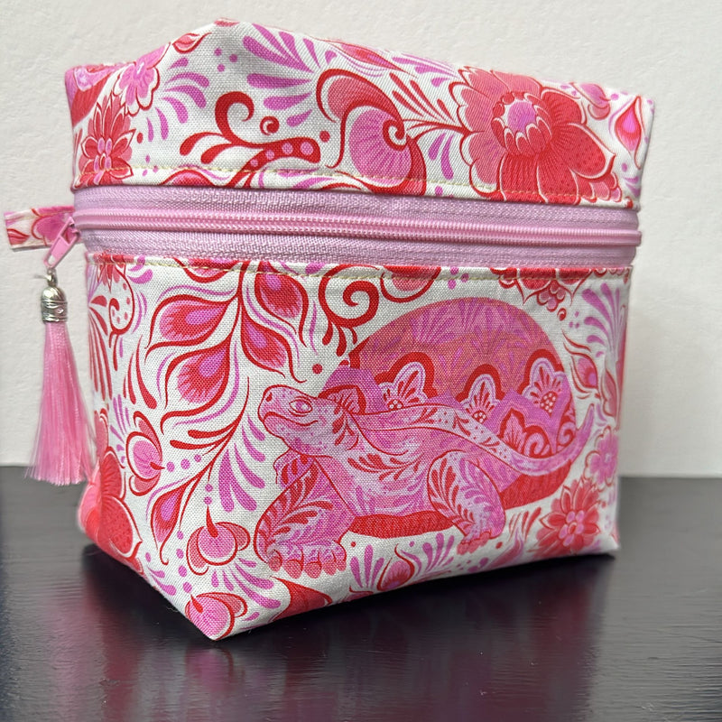 INSTRUCTIONS: Zipped Make-Up Box: PRINTED VERSION