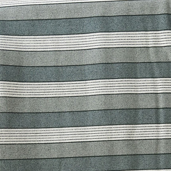 BOLT END SALE: Giucy Giuce for Andover Fabrics | Nonna 'Onofrio Grigio' (Grey Stripe) 9877 C: Approx 2m