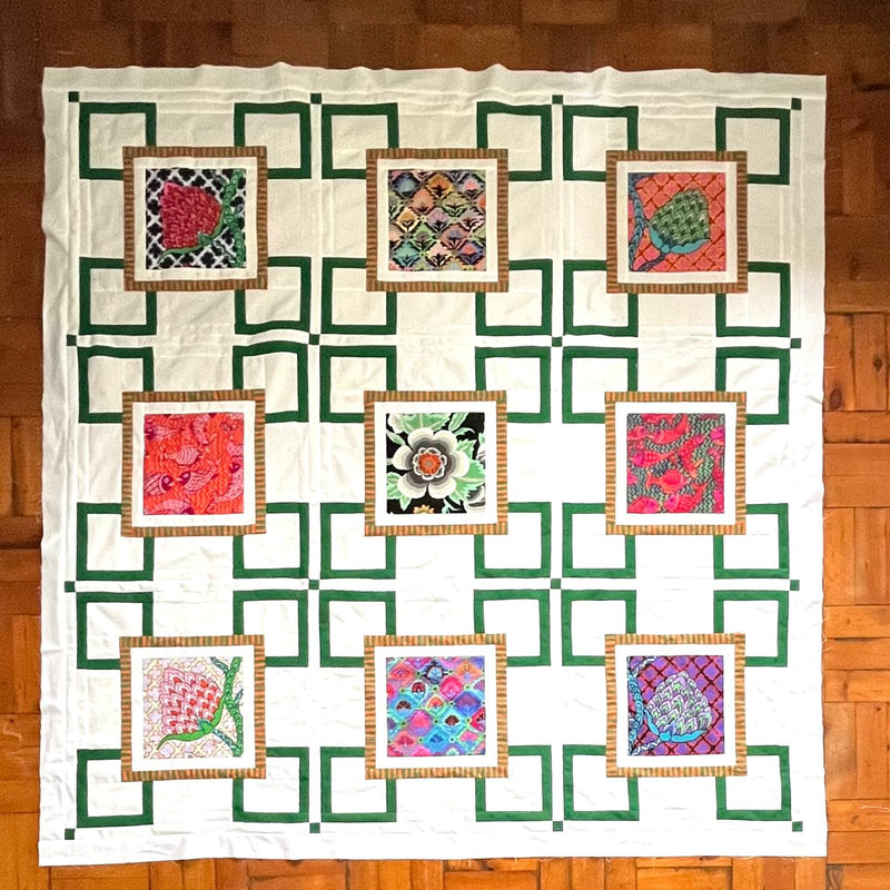 INSTRUCTIONS: 'Moroccan Trellis' Quilt Pattern: DIGITAL DOWNLOAD