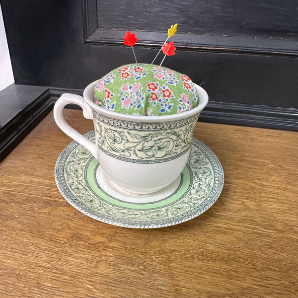 SAMPLE SALE: Tilda Tea Cup Pincushion