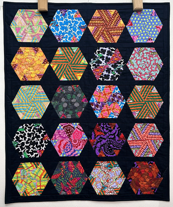FABRIC KIT: Pinwheel Hexagons