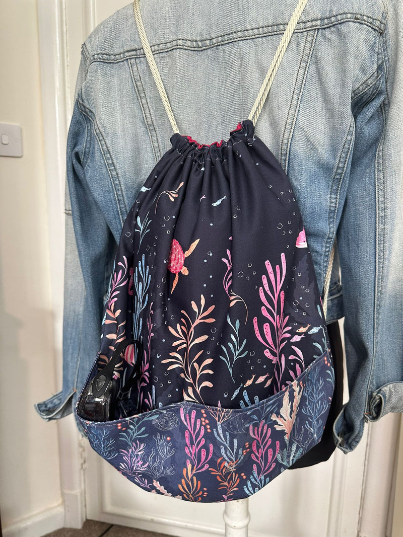 INSTRUCTIONS: Drawstring Swim Bag: PRINTED VERSION