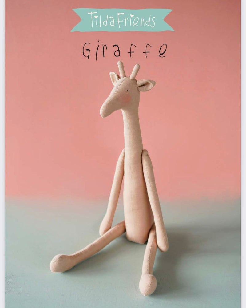 Tilda Doll Fabric (½m 140001 Biscuit) + FREE Instructions: Tilda GIRAFFE