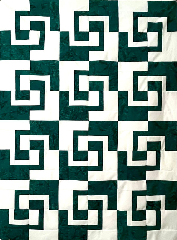 INSTRUCTIONS: Swirly Squares Quilt Pattern: PRINTED VERSION
