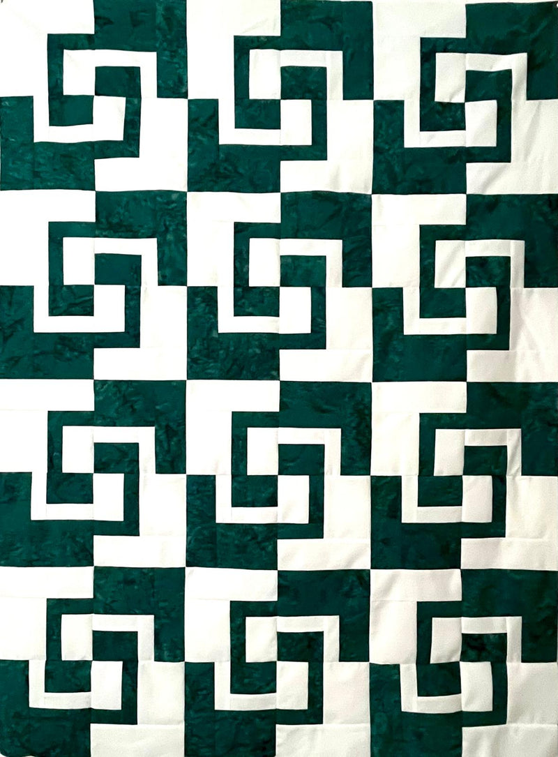 INSTRUCTIONS: Swirly Squares Quilt Pattern: PRINTED VERSION